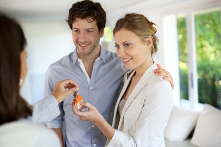 happy first home buyer